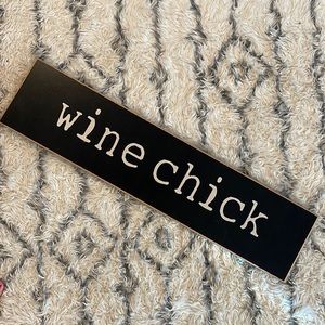 Wine Chick wall art
